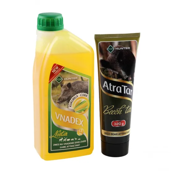 Vnadidlo Vnadex Nectar 1.2kg Kukuřice + 320 g bukového dehtu AtraTar