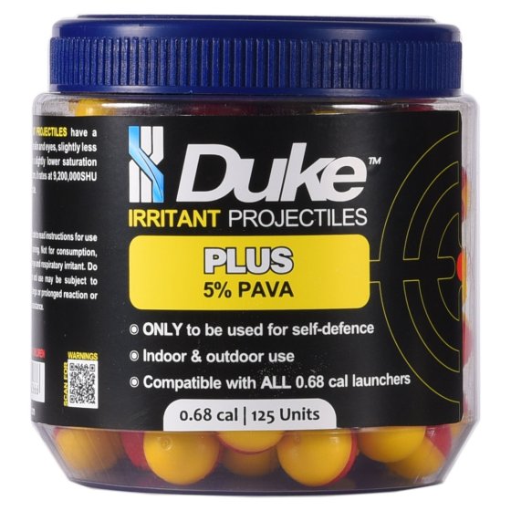 Kuličky Duke Plus Irritant Projectile .68 125 ks