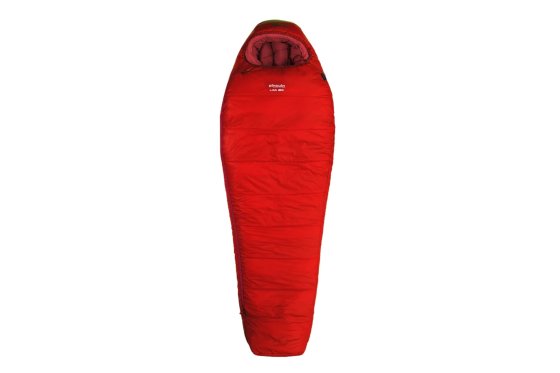 Spacák Pinguin Lava 350 175cm červený levý