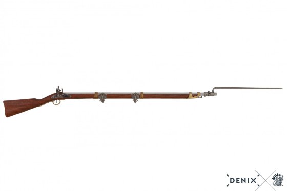 Replika Francouzská křesadlová puška s bajonetem, 1806