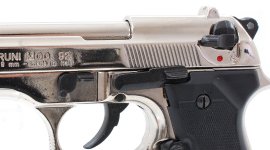Plynová pistole Bruni 92 nikl cal.9mm