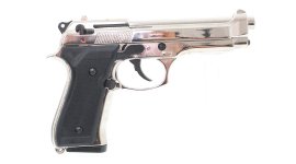 Plynová pistole Bruni 92 nikl cal.9mm