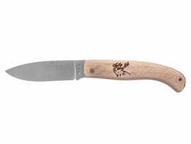 Nůž Joker NH78-2 dřevo motiv jelena 8 cm