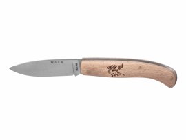 Nůž Joker NH78-2 dřevo motiv jelena 8 cm