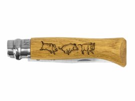 Nůž Opinel 8 Zavírací Inox Buk Motiv Kance