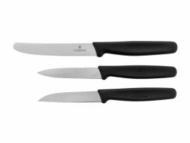 Sada 3 Kuchyňských Nožů Victorinox 5.1113.3 Černé Provedení