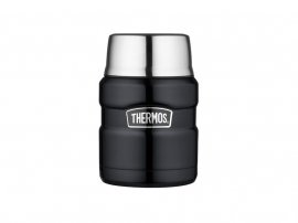 Termoska na jídlo se lžičkou Thermos King 0,47 l grafitová