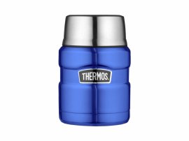 Termoska na jídlo se lžičkou Thermos King 0,47 l modrá