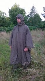 Nepromokavá pláštěnka pelerína KollteX zelená