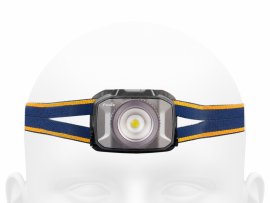 Čelová diodová svítilna Fenix HL40R šedá