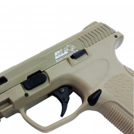 Airsoft pistole ICS BLE XAE blowback, TAN