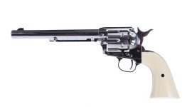 Vzduchový revolver Umarex Colt SAA 45 7,5" nikl diabolo 4,5mm