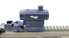 Vzduchovka Sig Sauer MPX 4,5mm FDE Sand s Kolimátorem