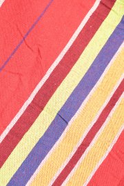 Houpací síť TEXTIL 200x100 cm červeno-žlutá