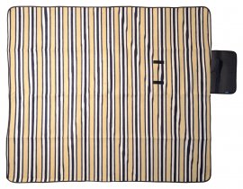 Pikniková deka Fleece 150x135 cm modrá