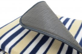 Pikniková deka Fleece 150x135 cm modrá