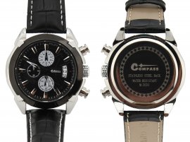 Hodinky Chrono Black Compass