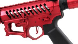 Airsoft AR15 (APS ASR123 F-1 BDR Red) 4