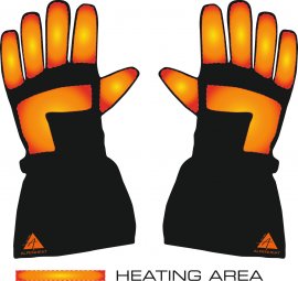 Vyhřívané rukavice AG2 Fire-Glove - velikost S