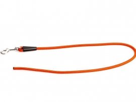 Vodítko Dogtrace couračka stříbrná spona 70cm oranžové