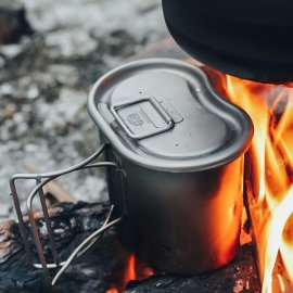 Titanová sada na vaření Keith Canteen Mess Kit