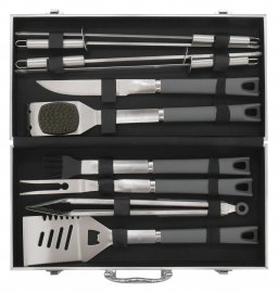 Grilovací nářadí Cattara Grey Line sada 11ks