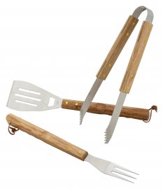 Grilovací nářadí Cattara Wood sada 3ks 2