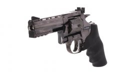 Vzduchový revolver ASG Dan Wesson 715 4" gray broky