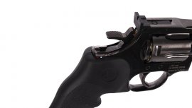 Vzduchový revolver ASG Dan Wesson 715 4" gray broky