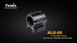 Montáž svítilny na 22mm lištu Fenix ALG-00