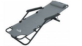Lehátko/křeslo Cattara Comfort šedé
