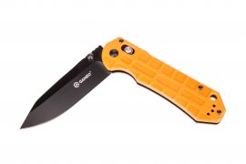 Zavírací nůž Ganzo G7453P oranžový s píšťalkou