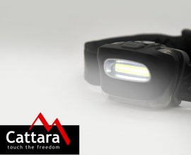 Čelovka Cattara HORNET 130lm COB 3xAAA