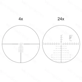 Puškohled Vector Optics Continental x6 4-24x56 FFP FDE PRS 14.webp