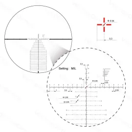 Puškohled Vector Optics Continental x6 4-24x56 FFP FDE PRS 13.webp