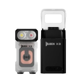 Svítilna Wuben X3 bílá + černý nabíjecí box 2