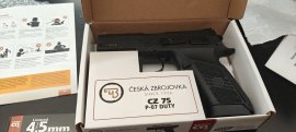 Recenze: Vzduchová pistole ASG CZ 75 P-07 Duty Blowback 4,5mm - 1