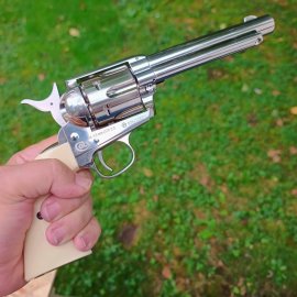 Recenze: Vzduchový revolver Umarex Colt SAA .45 Diabolo nikl 4,5mm - 1