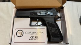 Recenze: Vzduchová pistole ASG CZ 75 P-07 Duty Blowback 4,5mm - 4