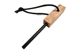 Křesadlo JuBö Bushcraft Tinder Firesteel - FatWood 3