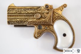 Replika Dvouhlavňový Derringer, USA 1866 3