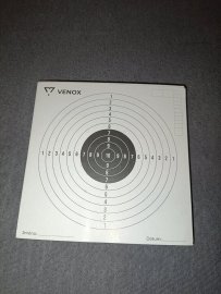 Recenze: Terče vzduchovkové Venox 14x14 100ks - 1