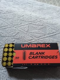 Recenze: Startovací náboje 9mm pistole 50ks Umarex - 1
