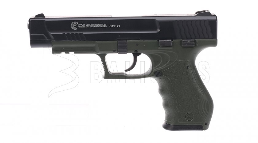 Plynová pistole Carrera GTR79 zelená/černá cal.9mm