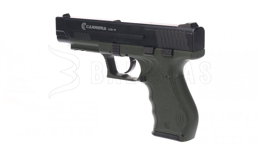 Plynová pistole Carrera GTR79 zelená/černá cal.9mm
