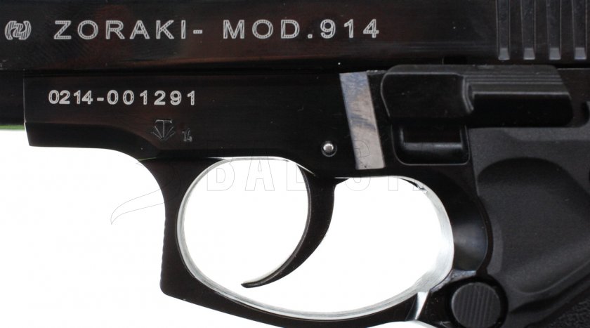 Plynová pistole Atak Zoraki 914 auto černá cal.9mm
