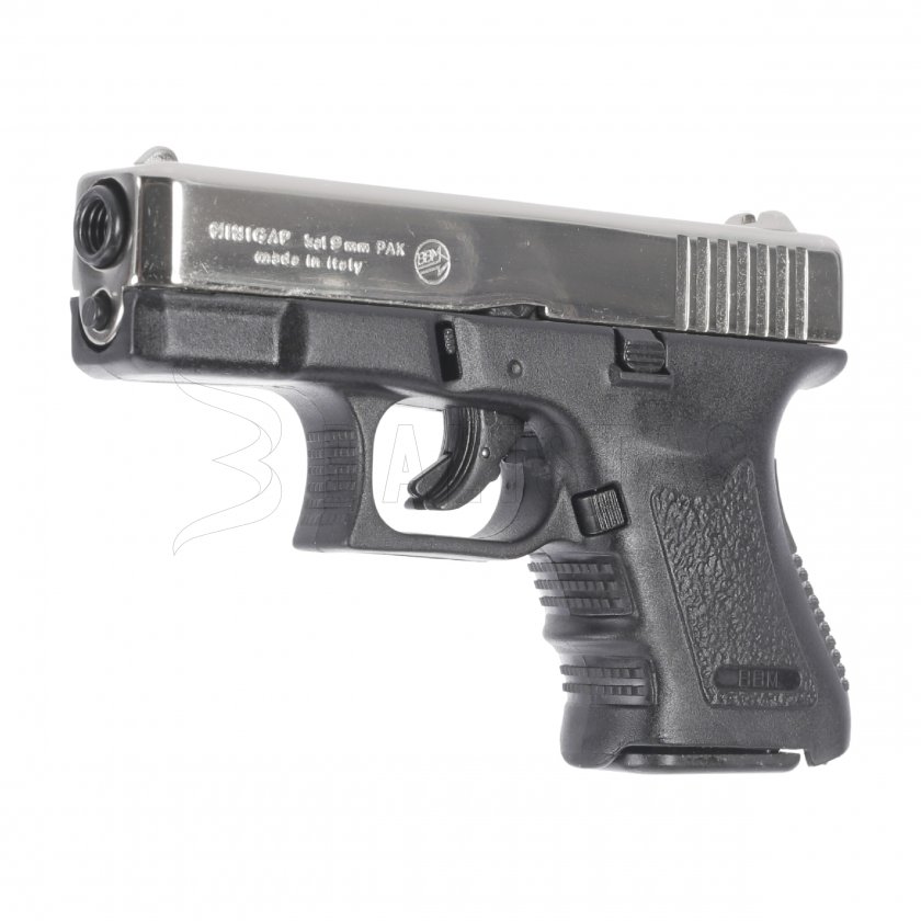 Plynová pistole Bruni MiniGap nikl cal.9mm