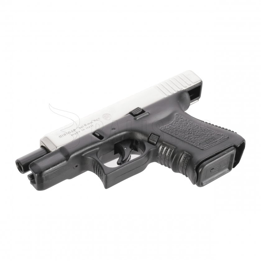 Plynová pistole Bruni MiniGap nikl cal.9mm
