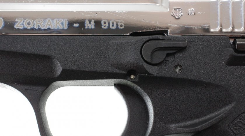 Plynová pistole Atak Zoraki 906 lesklý chrom cal.9mm