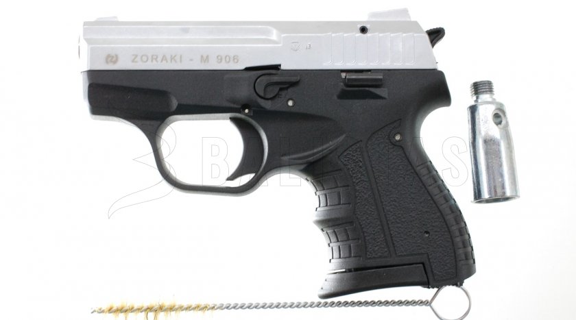 Plynová pistole Atak Zoraki 906 nikl cal.9mm